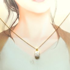 画像18: 夏の新作【各1点もの】希少！夕焼けの海　ピンクラリマー　（トムソナイト）　ネックレス（サージカルステンレス）40cm  (18)