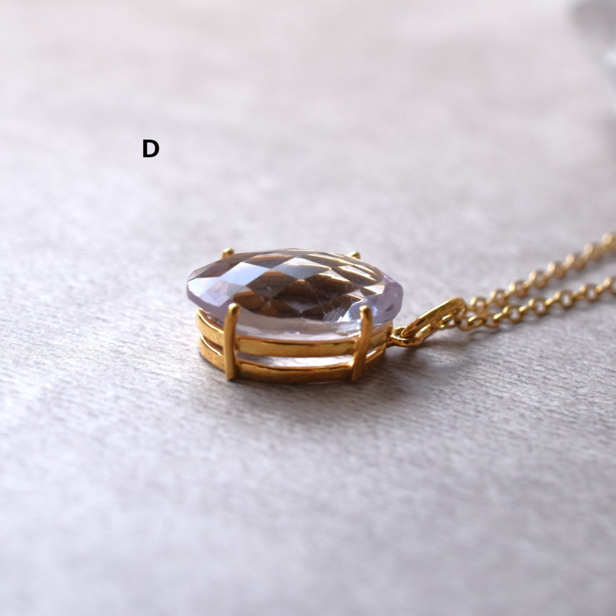 画像17: 夏の新作【各1点もの】超大粒　宝石用ルース　ピンクアメジスト　一粒ペンダント　ネックレス（サージカルステンレス）40cm  (17)