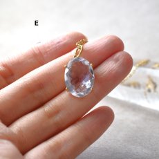 画像20: 夏の新作【各1点もの】超大粒　宝石用ルース　ピンクアメジスト　一粒ペンダント　ネックレス（サージカルステンレス）40cm  (20)