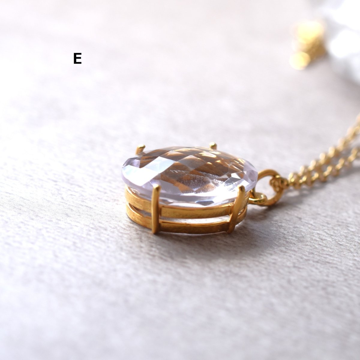 画像19: 夏の新作【各1点もの】超大粒　宝石用ルース　ピンクアメジスト　一粒ペンダント　ネックレス（サージカルステンレス）40cm  (19)