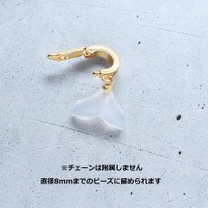 画像4: 夏の新作【ハワイの白鯨】ホエールテール　ホワイトカルセドニー　サージカルステンレス40cm/ペンダントトップ  (4)