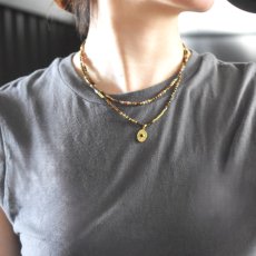 画像7: 夏の新作【汗をかく季節に♪】タイガーアイ　ジャスパー　2連　ショートネックレス　サージカルステンレス金具   (7)