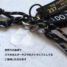 画像8: 新作入荷【限定・選べる】男女兼用！クラシックカラー　コード×アクリル　カラビナ　バッグチャーム  (8)