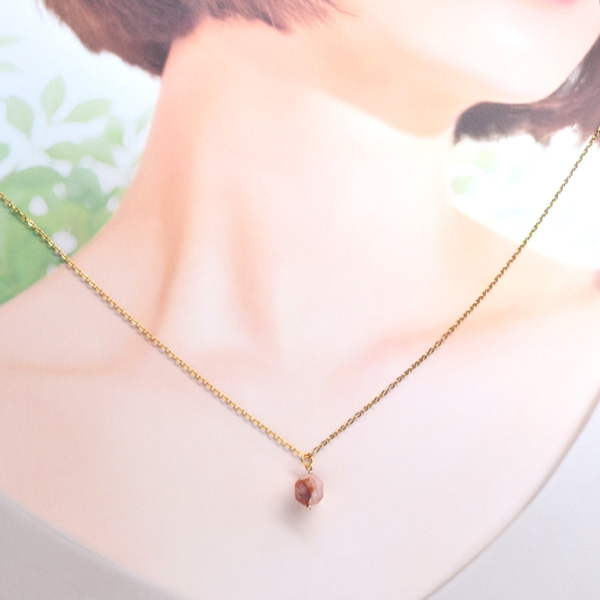 画像8: 新作【限定数】ヒマラヤ山脈パールヴァティー産 　マニカラン　水晶　サージカルステンレスネックレス (8)