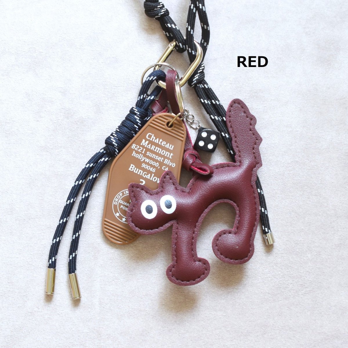 画像6: 夏の新作【限定数・選べる】にゃ！　おどろきネコ　ブラック系　ハンドストラップ・バッグチャーム  (6)