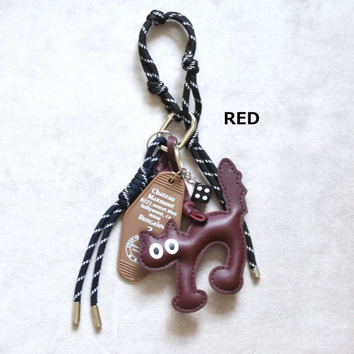 画像5: 夏の新作【限定数・選べる】にゃ！　おどろきネコ　ブラック系　ハンドストラップ・バッグチャーム  (5)