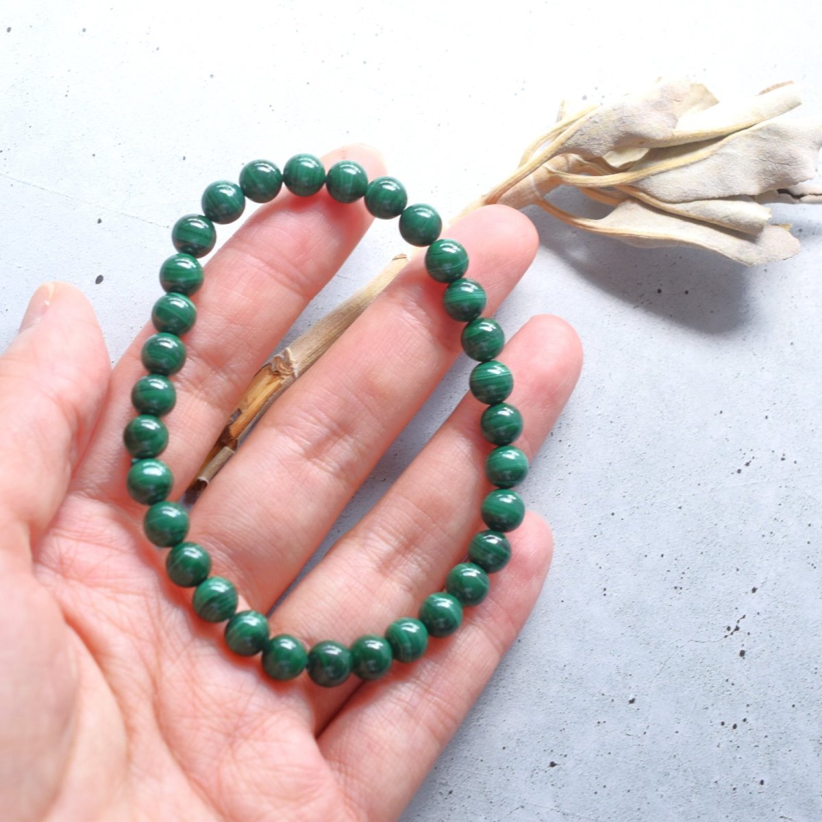 画像5: 秋の新作【限定7】人気の石　マラカイト　孔雀石　お守り　ブレスレット (5)