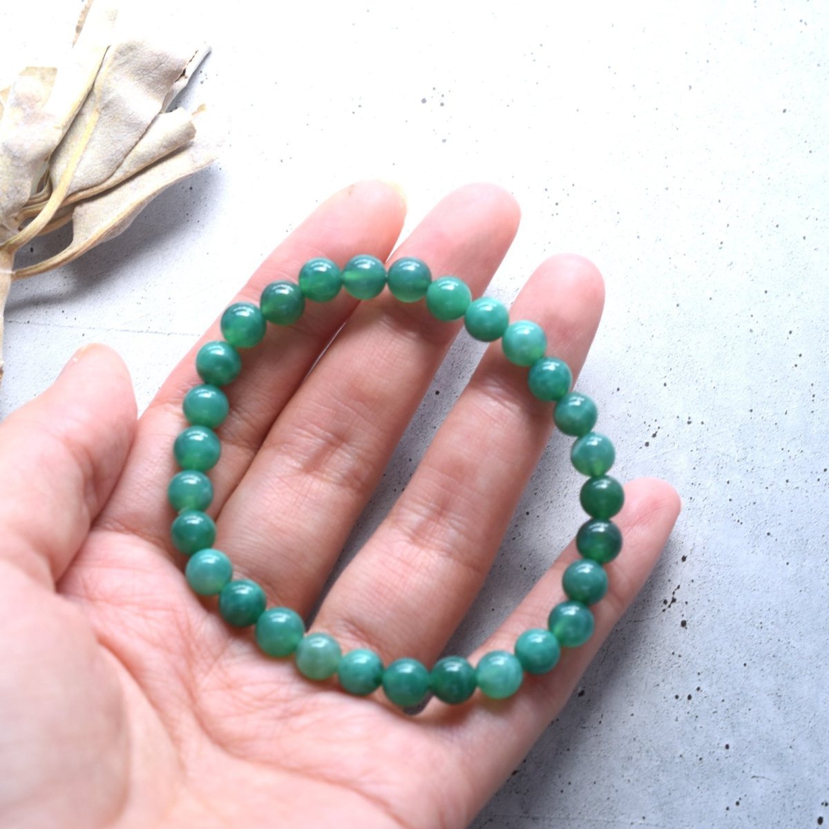 画像3: 秋の新作【限定６】レアカラー　希少石　ドラゴンアゲート　ピーコックグリーン　お守り　ブレスレット　  (3)