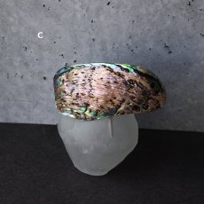 画像7: 秋の新作【1点もの・選べる・Lサイズ】ニュージーランド産　パウア貝　ポニーフック（ヘアゴム用）  (7)