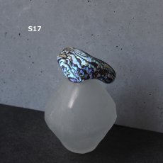 画像24: 秋の新作【1点もの・選べる・Sサイズ】ニュージーランド産　パウア貝　ポニーフック（ヘアゴム用）  (24)