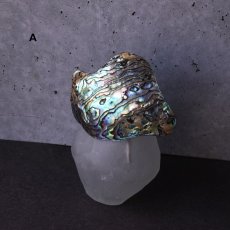 画像5: 秋の新作【1点もの・選べる・Lサイズ】ニュージーランド産　パウア貝　ポニーフック（ヘアゴム用）  (5)