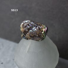 画像21: 秋の新作【1点もの・選べる・SSサイズ】ニュージーランド産　パウア貝　ポニーフック（ヘアゴム用）  (21)