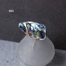 画像9: 秋の新作【1点もの・選べる・SSサイズ】ニュージーランド産　パウア貝　ポニーフック（ヘアゴム用）  (9)