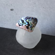 画像9: 秋の新作【1点もの・選べる・Sサイズ】ニュージーランド産　パウア貝　ポニーフック（ヘアゴム用）  (9)