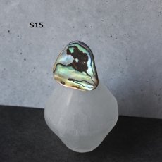 画像22: 秋の新作【1点もの・選べる・Sサイズ】ニュージーランド産　パウア貝　ポニーフック（ヘアゴム用）  (22)