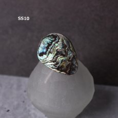 画像17: 秋の新作【1点もの・選べる・SSサイズ】ニュージーランド産　パウア貝　ポニーフック（ヘアゴム用）  (17)
