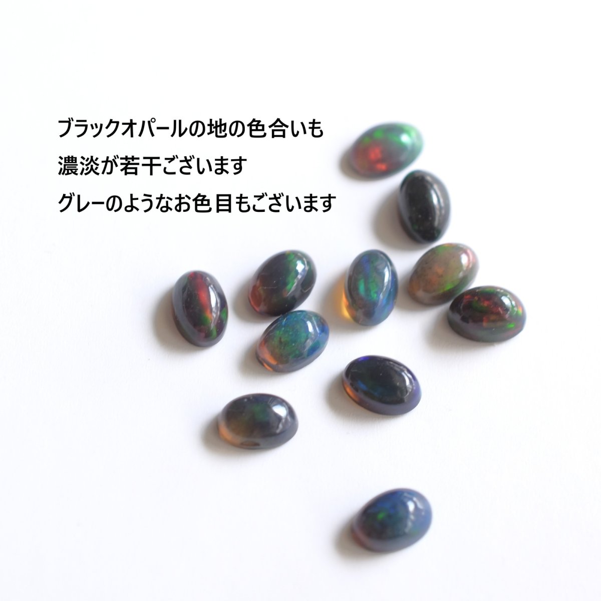 画像4: 秋の新作【選べる】銀河惑星　ブラックオパール　カボション　コイン　サージカルステンレスネックレス  (4)