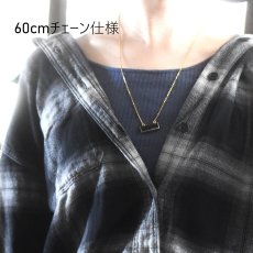 画像11: 秋の新作【選べる・数量限定】個性派　レクタングル　オニキス　ブラック/グリーン　サージカルステンレスネックレス  (11)