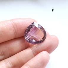 画像15: 秋の新作【選べる】大粒 宝石ルース ボリビア産非加熱 アメトリン ジェムカット サージカルステンレスネックレス50cm  (15)