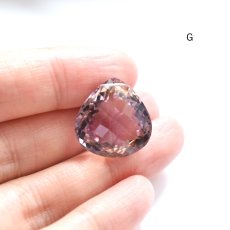 画像17: 秋の新作【選べる】大粒 宝石ルース ボリビア産非加熱 アメトリン ジェムカット サージカルステンレスネックレス50cm  (17)