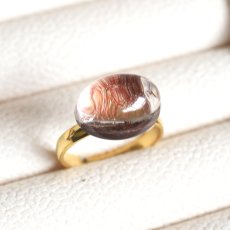 画像11: 秋の新作【選べる・12号〜】紅葉　ガーデンクォーツ　庭園クォーツ　サージカルステンレスリング(指輪）  (11)