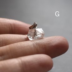 画像19:  秋の新作【選べる数量限定】大粒　横型　ハーキマーダイヤモンド　クォーツ　シルバー　サージカルステンレスネックレス40cm  (19)