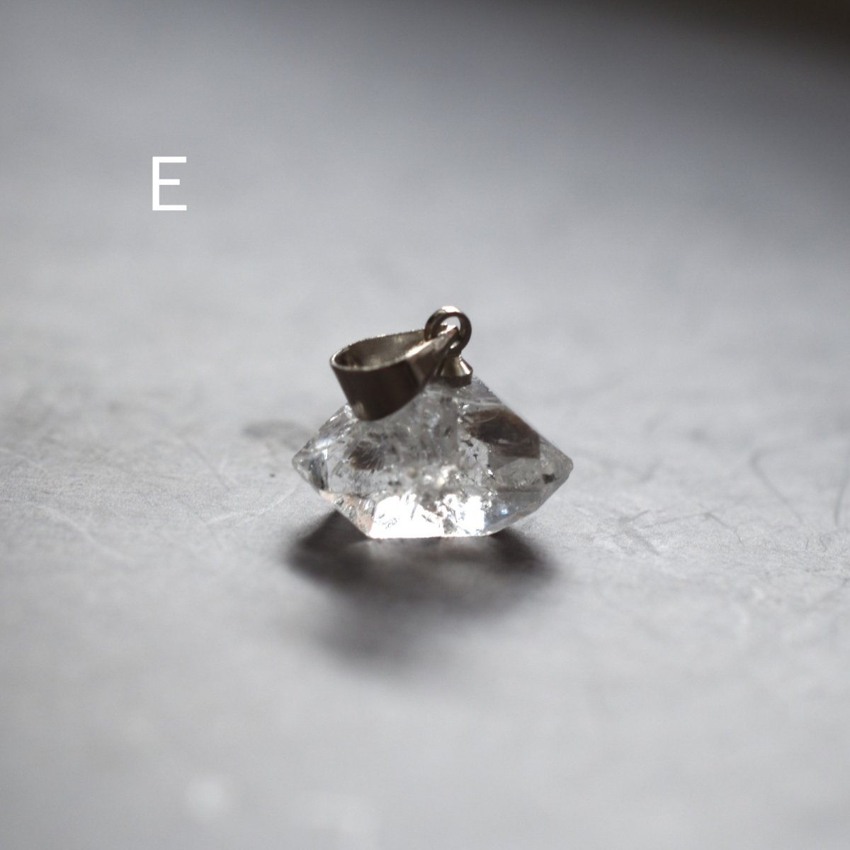 画像14:  秋の新作【選べる数量限定】大粒　横型　ハーキマーダイヤモンド　クォーツ　シルバー　サージカルステンレスネックレス40cm  (14)