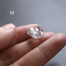 画像21:  秋の新作【選べる数量限定】大粒　横型　ハーキマーダイヤモンド　クォーツ　シルバー　サージカルステンレスネックレス40cm  (21)