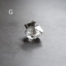 画像18:  秋の新作【選べる数量限定】大粒　横型　ハーキマーダイヤモンド　クォーツ　シルバー　サージカルステンレスネックレス40cm  (18)