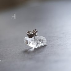 画像20:  秋の新作【選べる数量限定】大粒　横型　ハーキマーダイヤモンド　クォーツ　シルバー　サージカルステンレスネックレス40cm  (20)