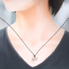 画像24:  秋の新作【選べる数量限定】大粒　横型　ハーキマーダイヤモンド　クォーツ　シルバー　サージカルステンレスネックレス40cm  (24)