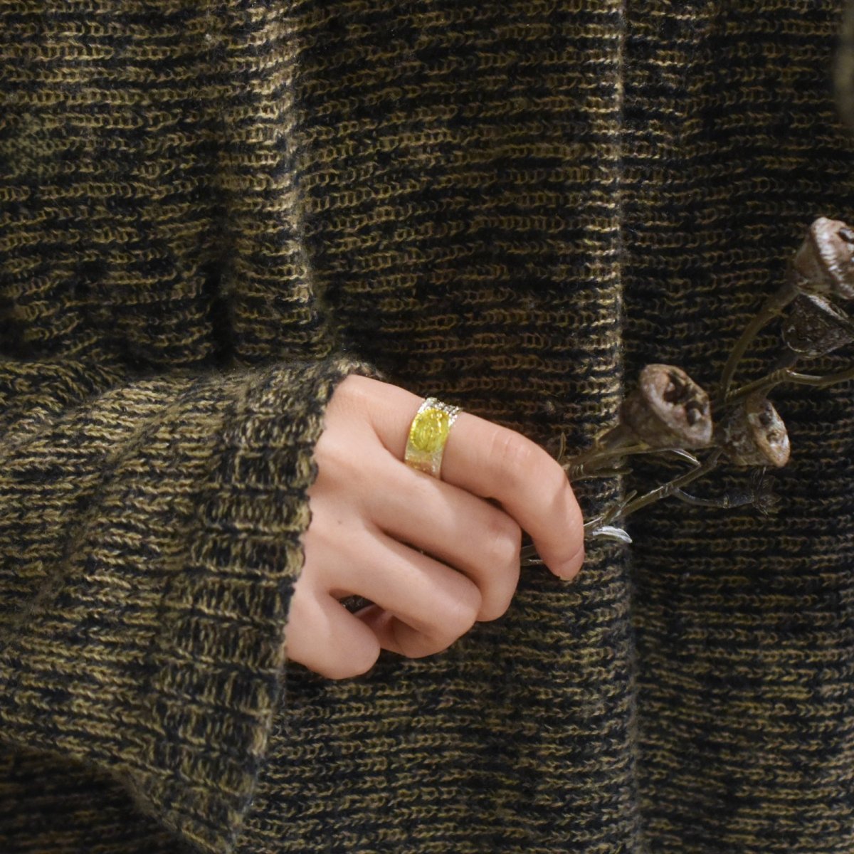 画像9: 秋の新作【数量限定・フリーサイズ】マリアメダイ　祈りのリング　SV925(指輪・シルバー）  (9)