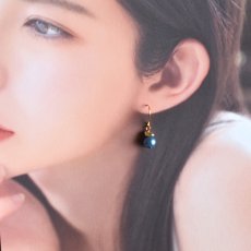 画像8: 【選べる】一粒　カラー　淡水パール　メタルビーズ　サージカルステンレスピアス  (8)