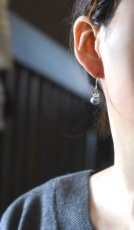 画像11: 【選べる】一粒　カラー　淡水パール　メタルビーズ　サージカルステンレスピアス  (11)