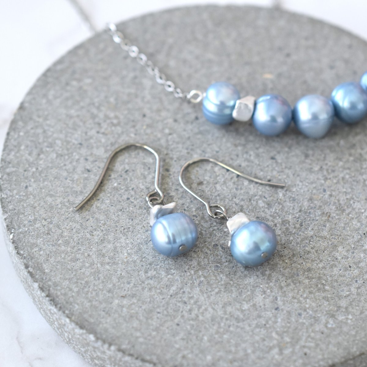 画像9: 【選べる】一粒　カラー　淡水パール　メタルビーズ　サージカルステンレスピアス  (9)