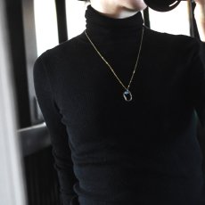 画像8: 新作入荷【数量限定・12点】ブルー淡水パール　オーバルリング　サージカルステンレスロングネックレス60cm  (8)