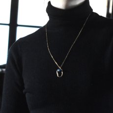 画像7: 新作入荷【数量限定・12点】ブルー淡水パール　オーバルリング　サージカルステンレスロングネックレス60cm  (7)