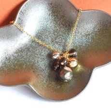 画像9: 冬の新作【数量限定】希少石　ナンホーン瑪瑙　オーナメント風　メタルボール　サージカルステンレスネックレス40cm  (9)