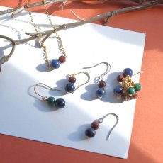 画像9: 冬の新作【数量限定】超希少　ブルー　スギライト　つぶつぶタッセル　サージカルステンレスネックレス   (9)