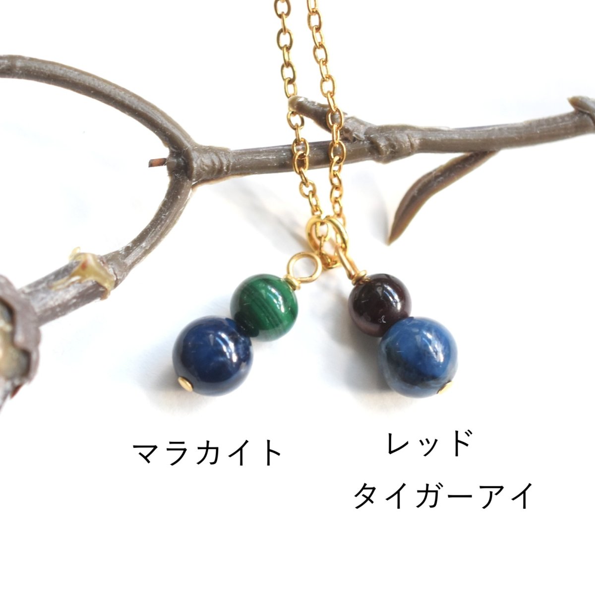 画像2: 冬の新作【数量限定】超希少　ブルー　スギライト　双子粒　ライン　サージカルステンレスネックレス   (2)