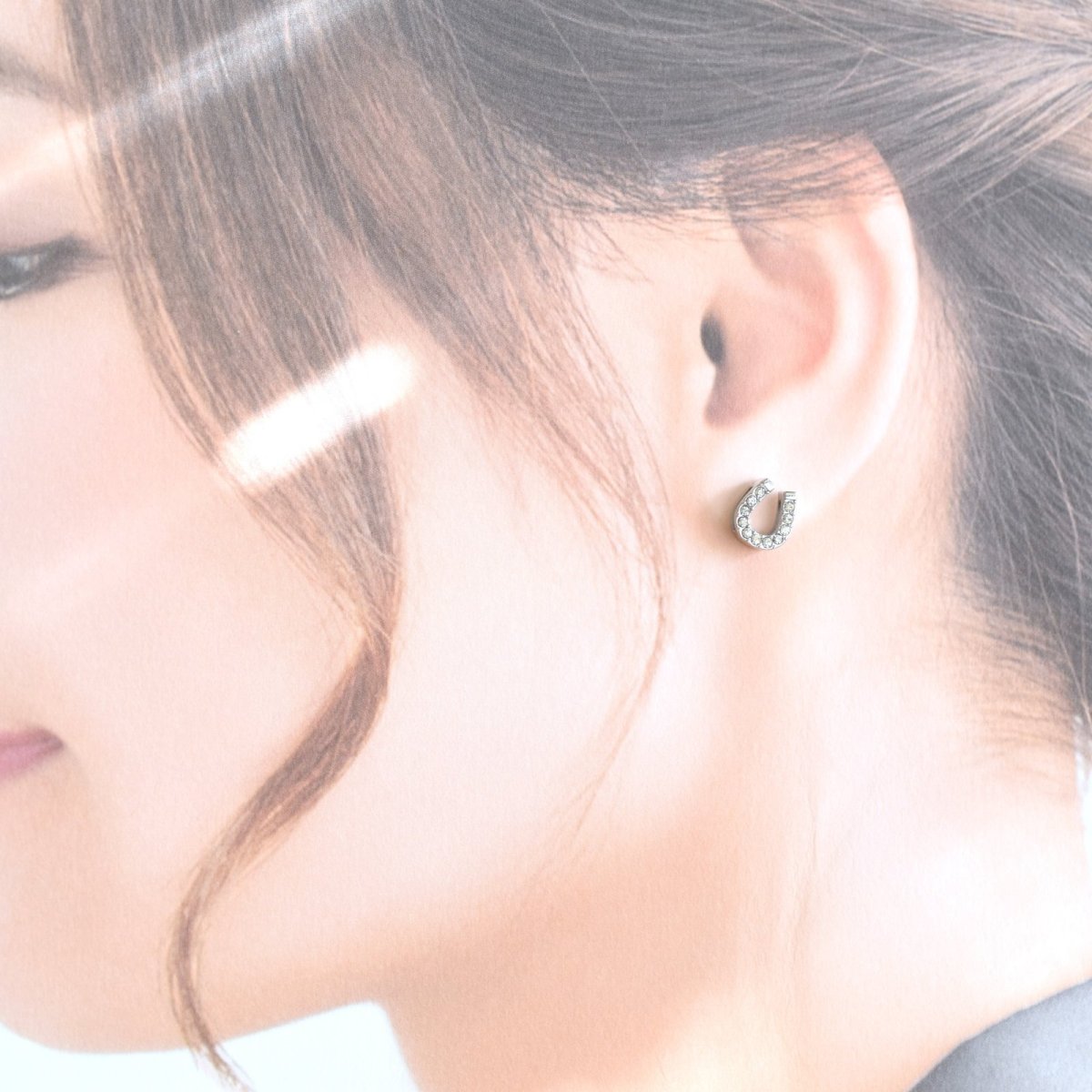 画像9: 冬の新作【選べる・金属アレルギー対応・つけっぱなし】2026午年　ホースシュー　馬蹄　サージカルステンレスピアス  (9)