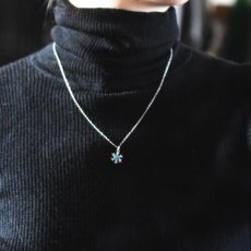 画像9: 冬の新作【選べる・数量限定】雪の結晶　エチオピアン　オパール　シルバー　サージカルステンレスネックレス40cm  (9)