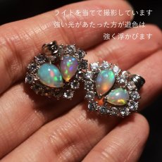 画像6: 冬の新作【選べる・各限定２】エチオピアンオパール　ペンダントトップ　サージカルステンレスネックレス  (6)