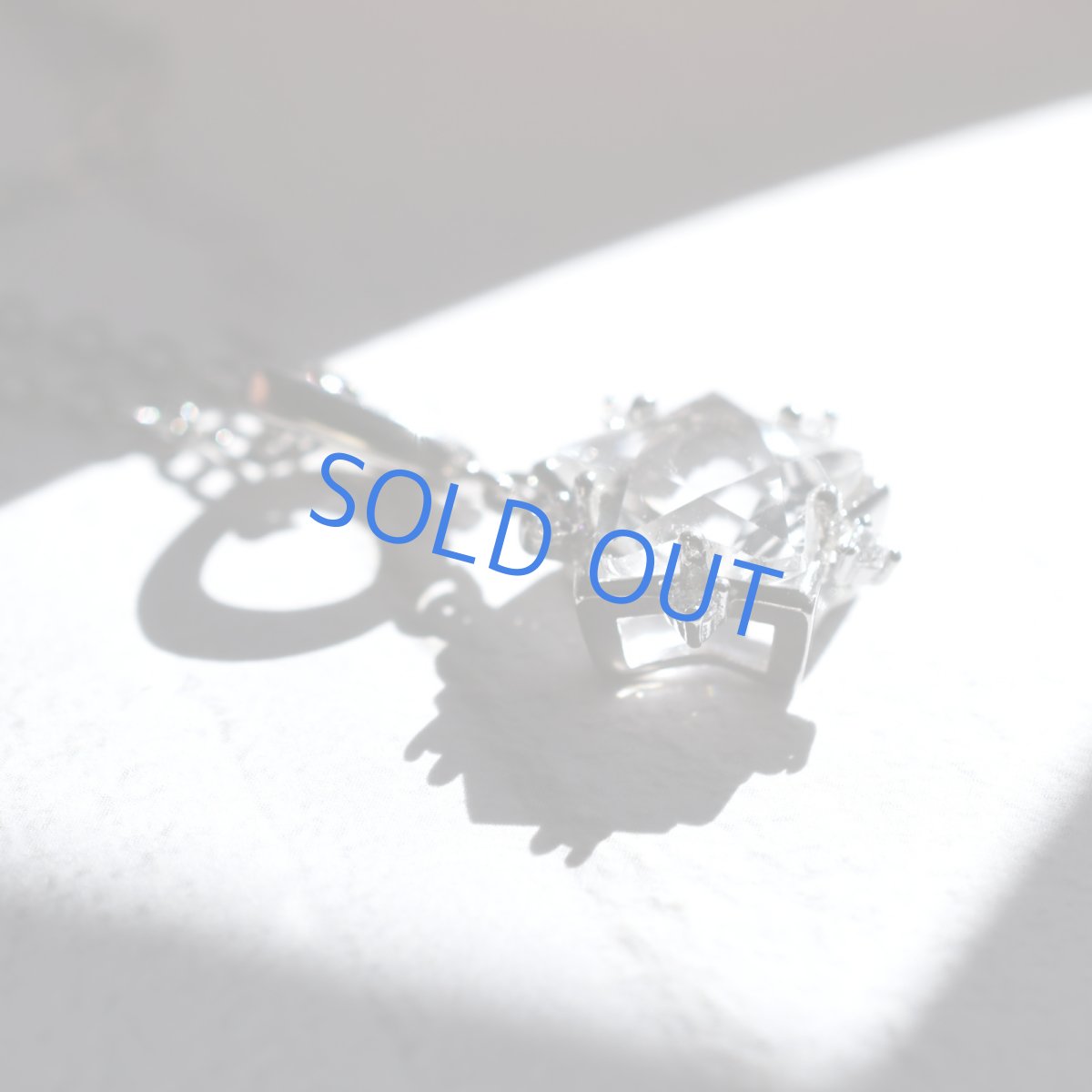 画像6: 冬の新作【残り１】宝石質　クリスタル　スター　ジェムカット　ペンダント　シルバー　サージカルステンレスネックレス (6)