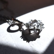 画像6: 冬の新作【限定２】宝石質　クリスタル　スター　ジェムカット　ペンダント　シルバー　サージカルステンレスネックレス (6)