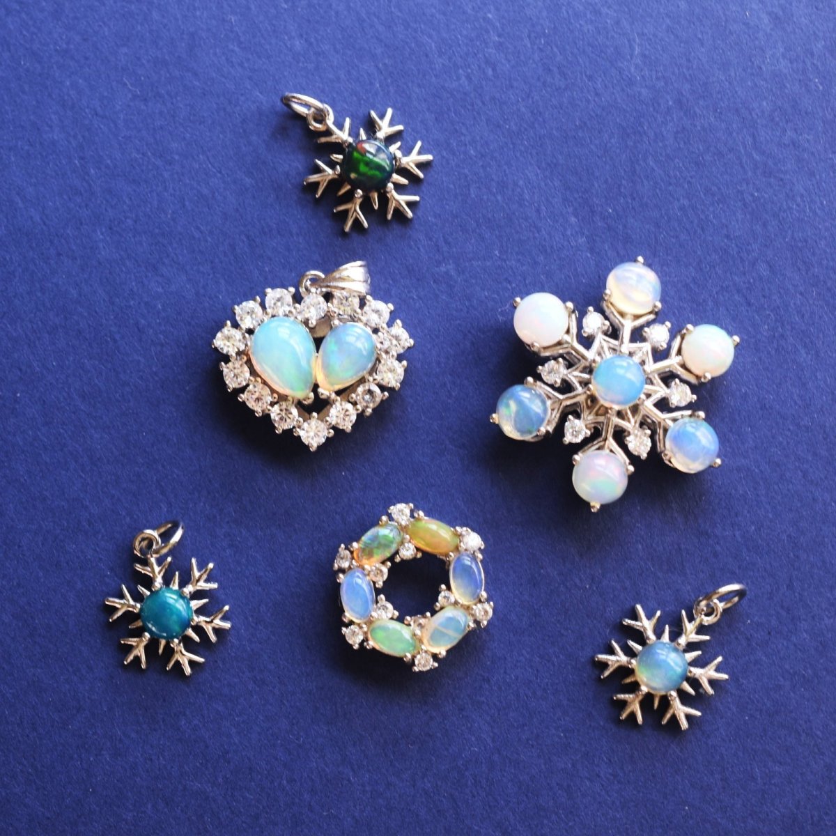 画像12: 冬の新作【選べる・各限定２】エチオピアンオパール　ペンダントトップ　サージカルステンレスネックレス  (12)