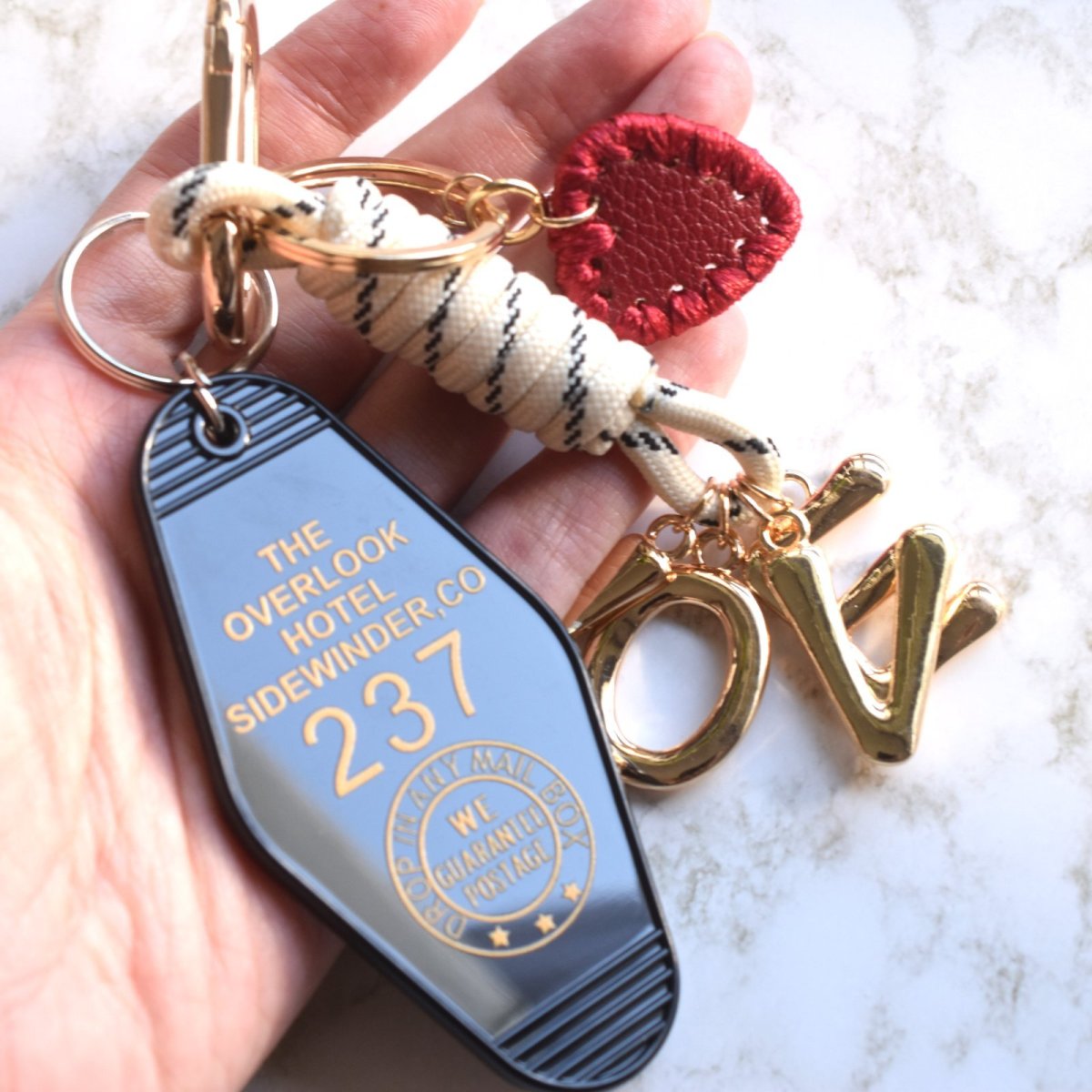 画像2: 冬の新作【数量限定】LOVE＆ハート　レッドアベンチュリン　カラビナ　ハンドストラップ・バッグチャーム  (2)