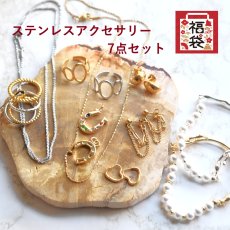 画像1: 限定新春福袋【数量限定】20,000円超相当　7点セット！ステンレスアクセサリー  (1)