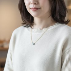 画像8: 冬の新作【限定7点】12月誕生石　天然ターコイズ　フラワー　サージカルステンレスネックレス  (8)