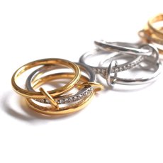 画像11: 新春の新作【金属アレルギー対応・13号】エタニティーリング　多連　サージカルステンレスリング(指輪）  (11)